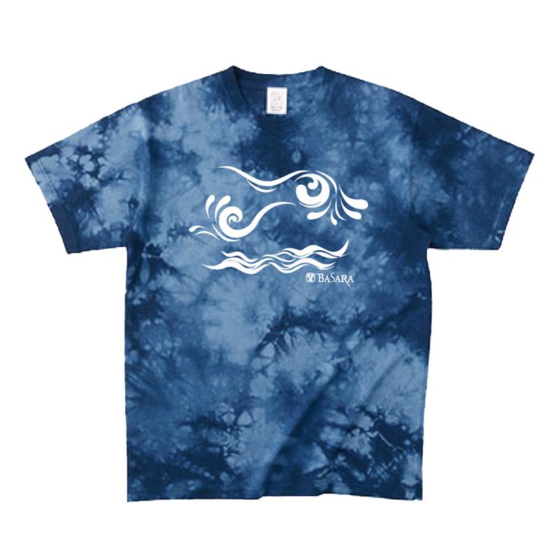 BASARA 【バサラ】 オリジナルデザインTシャツ 6.2oz WAVEネイビー XXL(OpenEnd Cotton T-Shirt)｜itempost｜02