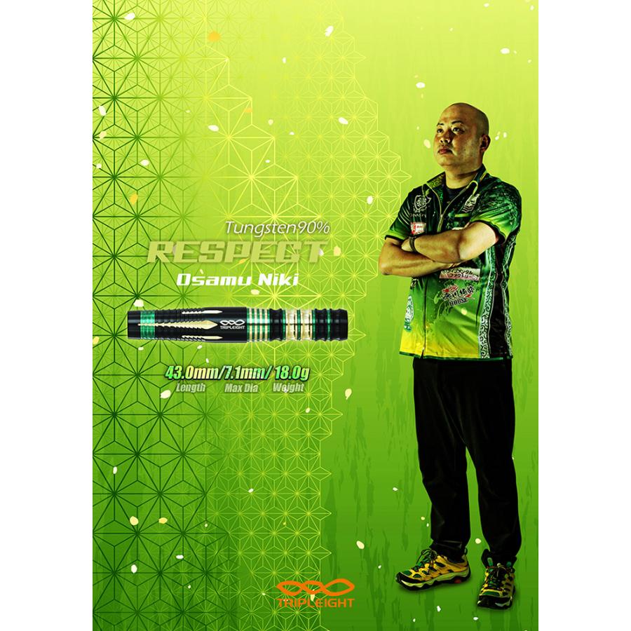 トリプレイト リスペクト 18g タングステン90% 仁木治選手(RESPECT)