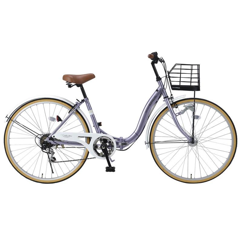 折りたたみシティサイクル 26インチ MC509 PRIMEVERE 6段ギア オートライト_2