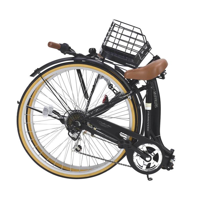 折りたたみシティサイクル 26インチ MC509 PRIMEVERE 6段ギア オートライト_5