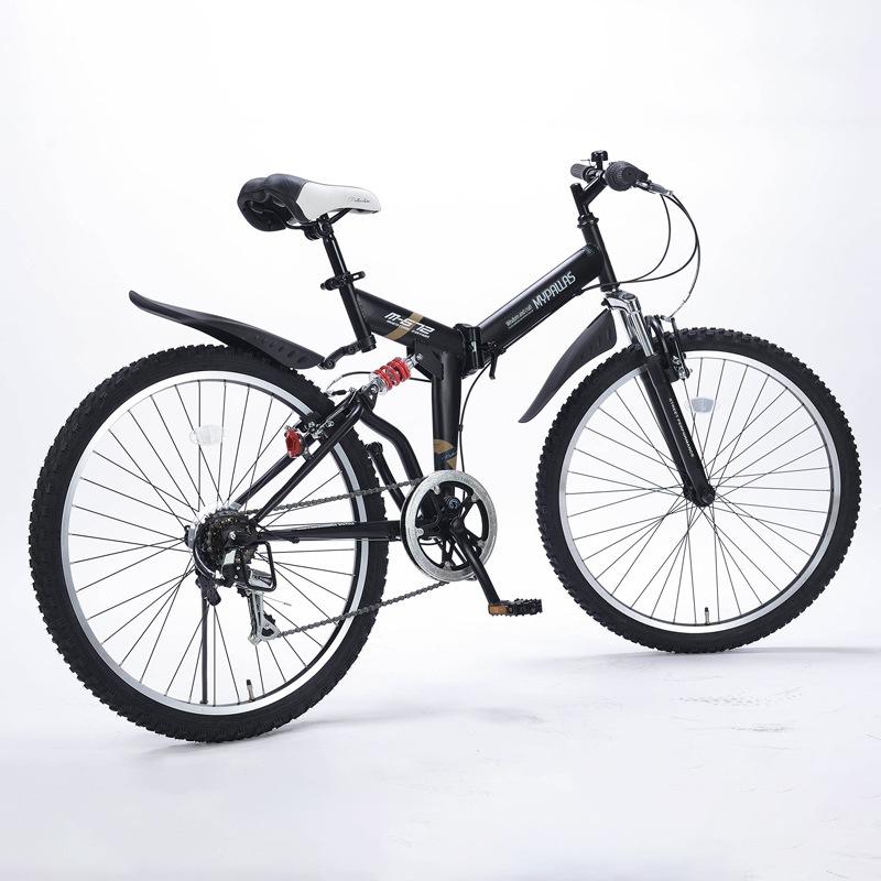 折りたたみオフロードバイク ATB 26インチ M-672 AE 6段ギア Wサスペンション 折りたたみオフロードバイク ATB 26インチ M-672 AE 6段ギア W