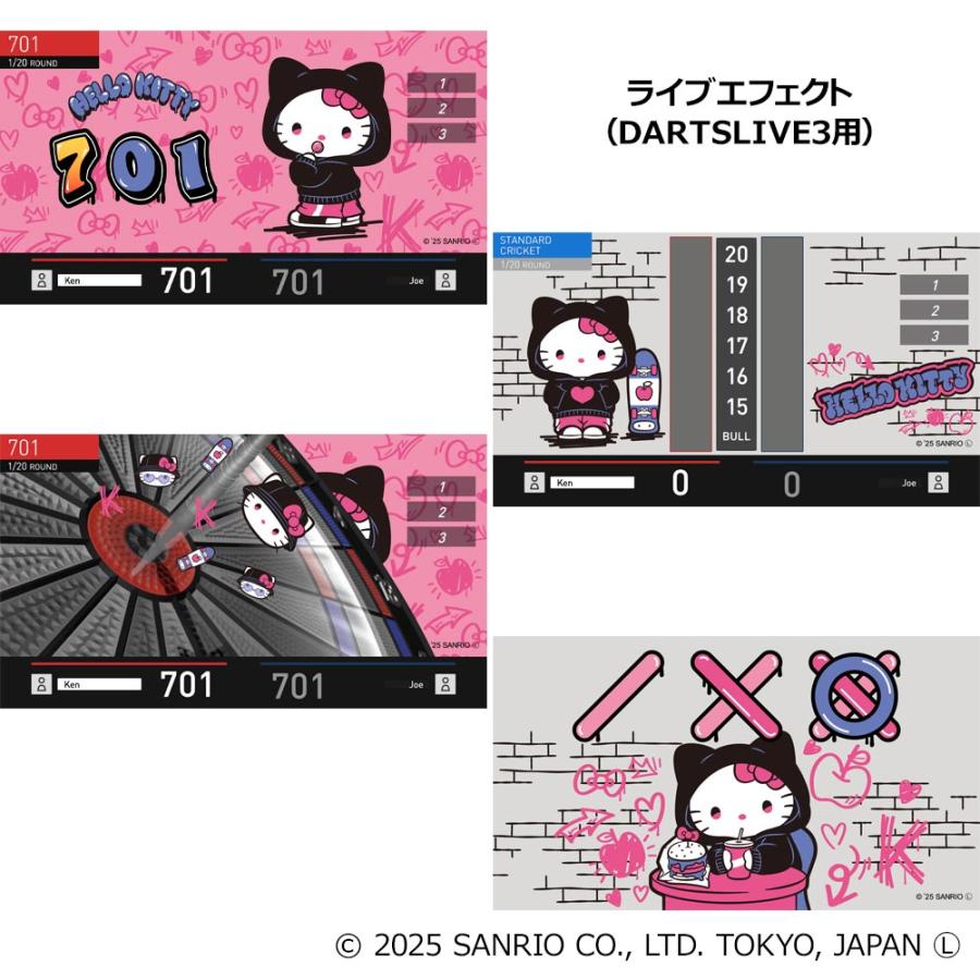 ダーツセット サンリオ Solid&Cool ハローキティ ダーツライブテーマ