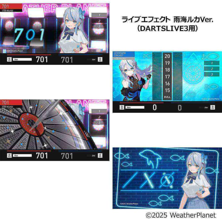 ダーツセット Weather Planet「雨海ルカ・天晴ひなた」ダーツライブテーマ・ライブエフェクト |  | 05