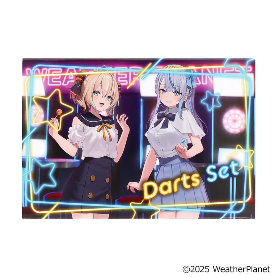 ダーツセット Weather Planet「雨海ルカ・天晴ひなた」ダーツライブ