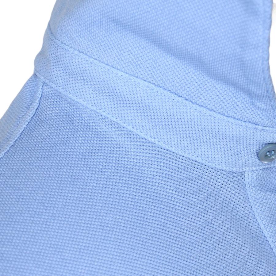  半袖鹿の子ポロ サックスブルー / 国内正規品 / 24SS / 【GRAPHENE】 鬼鹿の子