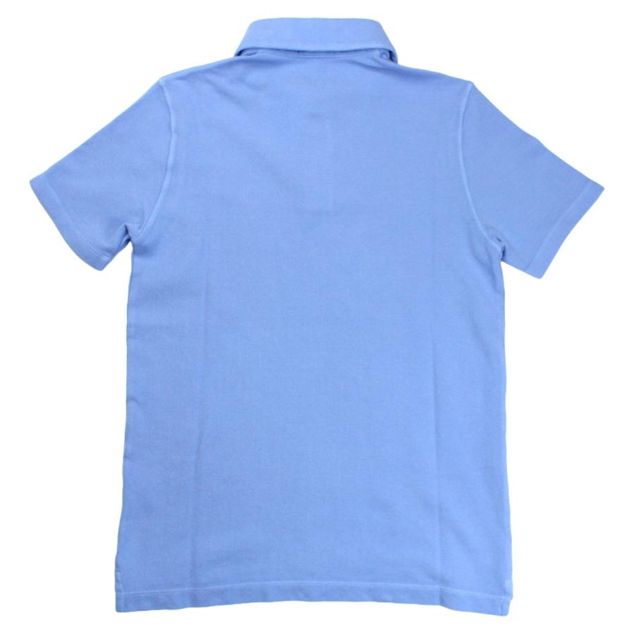  半袖鹿の子ポロ サックスブルー / 国内正規品 / 24SS / 【GRAPHENE】 鬼鹿の子