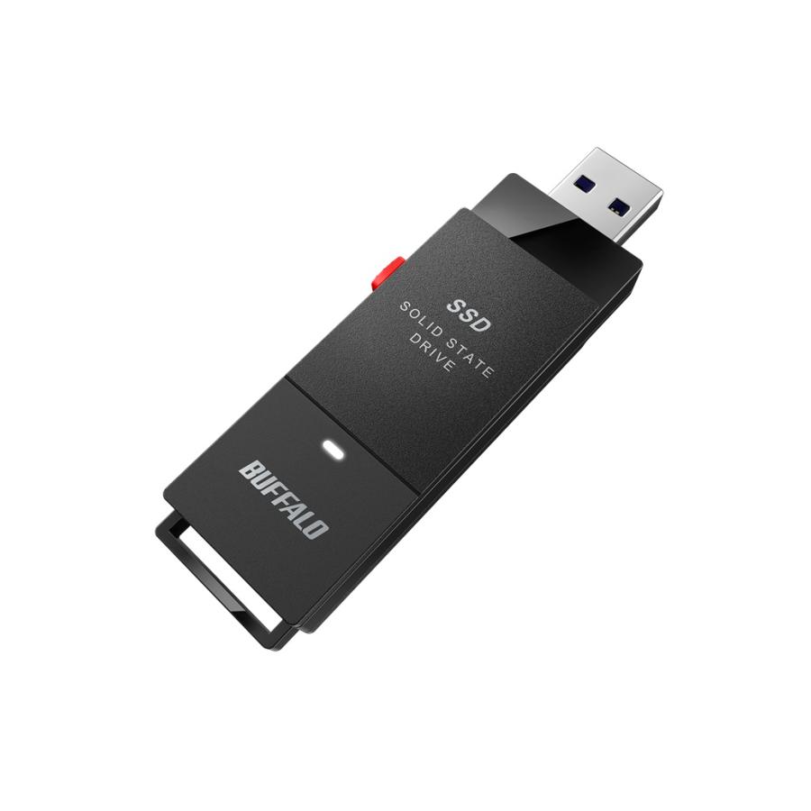 SSD-PUT500U3-B/N』BUFFALO 外付けポータブルSSD 500GB USB3.2 Gen1