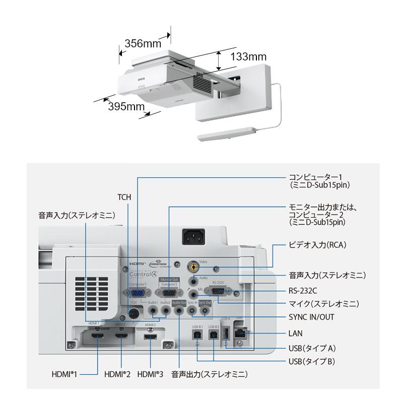 EB-760Wi』EPSON エプソン プロジェクター 超短焦点壁掛け対応モデル