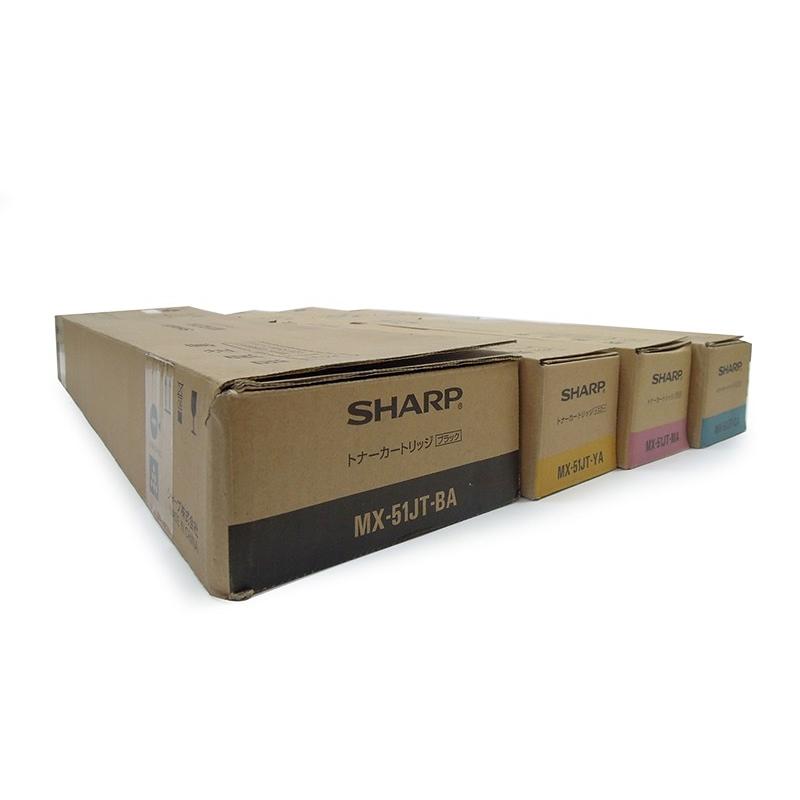 シャープ　SHARP　MX-51JT　4色セット（BA、MA、CA、YA　各1本）　純正品