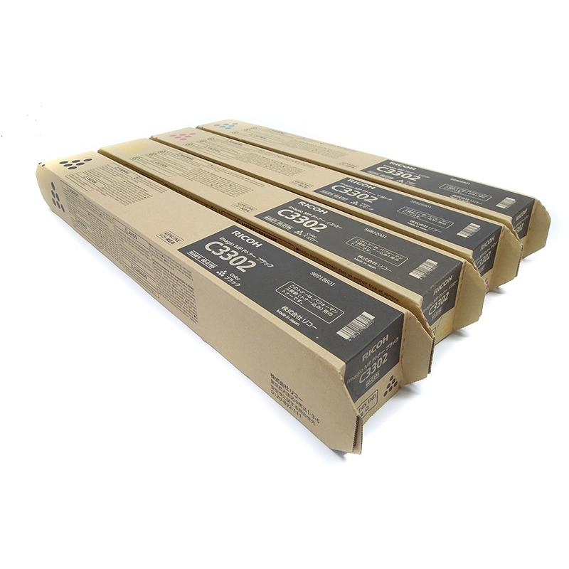 リコー RICOH MP Pトナー C3302 4色セット（K、M、C、Y 各1本）