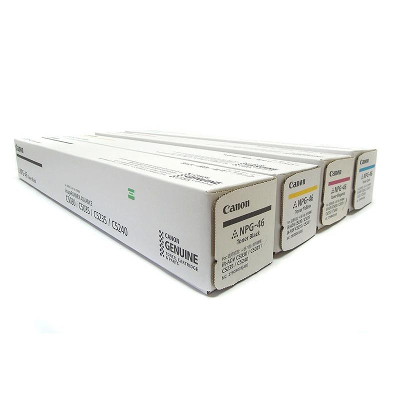 キヤノン　Canon　NPG-46　4色セット（K、M、C、Y　各1本）　純正品
