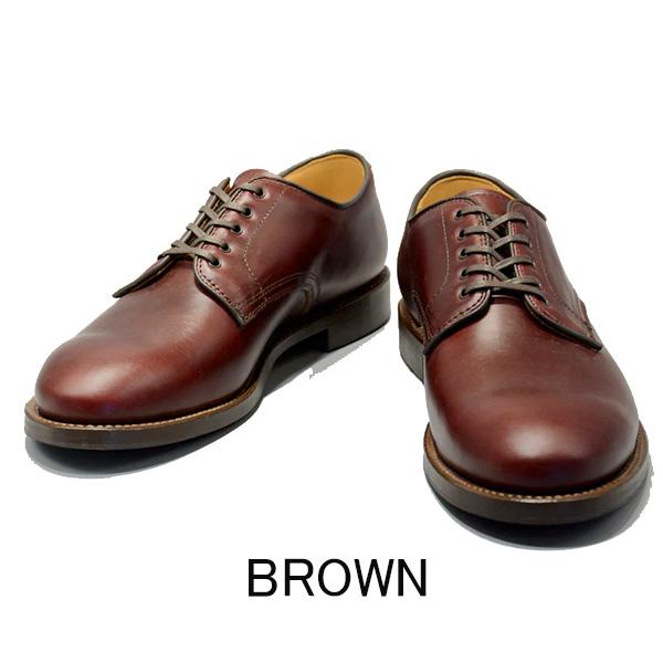 【TOWNCRAFT × WHEEL ROBE （タウンクラフト x ウィールローブ）】6-EYE PLAIN TOE DERBY SHOES　#20075 #15075 ホーウィン社 クロムエクセル HORWEEN CHROMEXCの画像