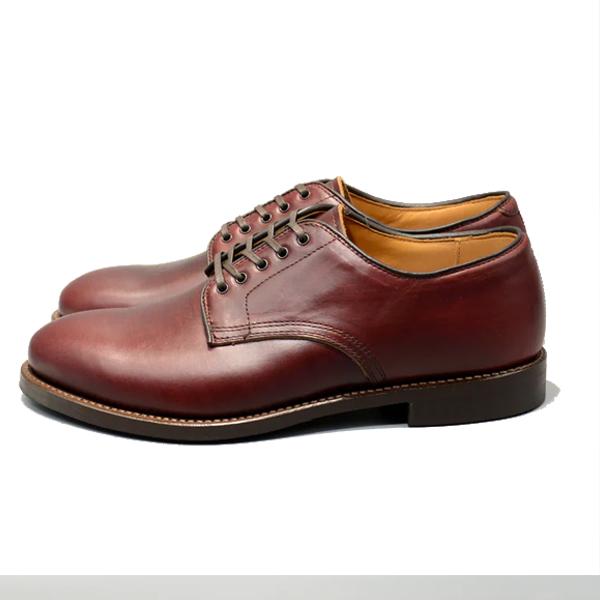 【TOWNCRAFT × WHEEL ROBE （タウンクラフト x ウィールローブ）】6-EYE PLAIN TOE DERBY SHOES　#20075 #15075 ホーウィン社 クロムエクセル HORWEEN CHROMEXCの画像