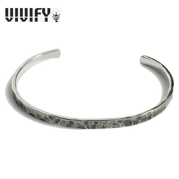 【VIVIFY（ヴィヴィファイ）】Back Hallmarks Bangle / Hammered finish / Narrow | 