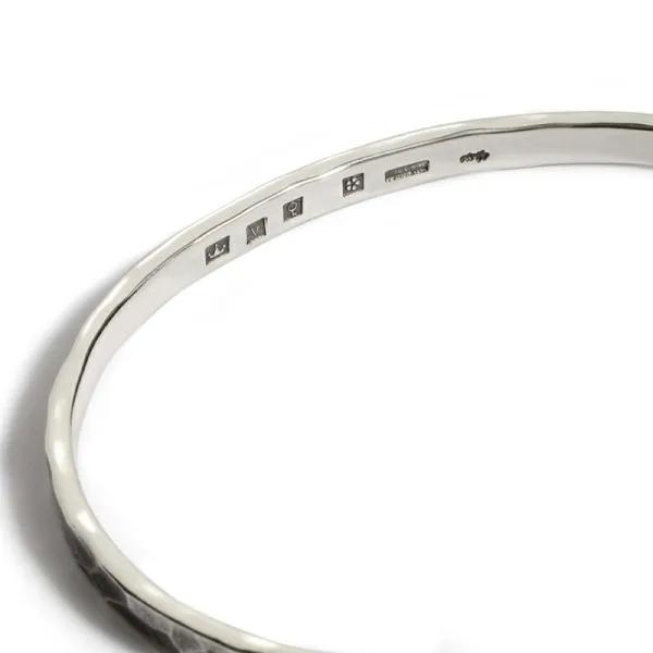 【VIVIFY（ヴィヴィファイ）】Back Hallmarks Bangle / Hammered finish / Narrow |  | 02
