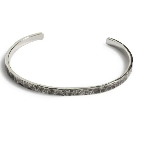 【VIVIFY（ヴィヴィファイ）】Back Hallmarks Bangle / Hammered finish / Narrow |  | 03