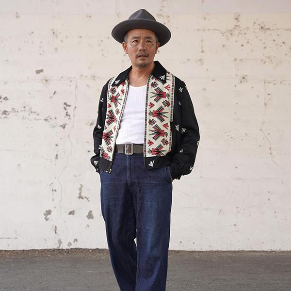 【The GROOVIN HIGH（ザ・グルーヴィンハイ）】#260407 Vintage 1950s Style Gabardine Drizzler Jacket Thunderbird（サンダーバード） スイングトップ  ギャバの画像