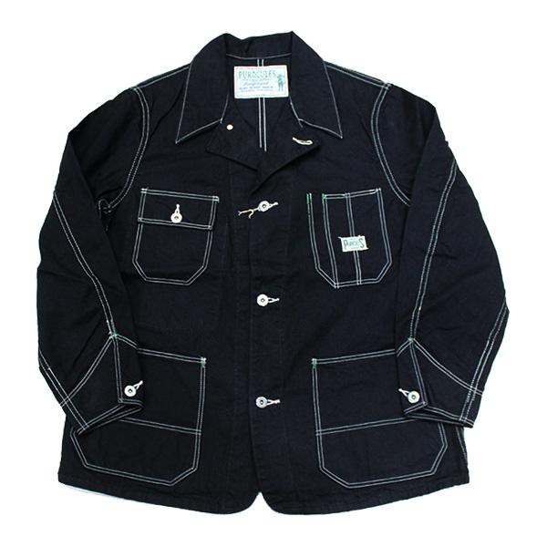 TCBジーンズ PURRCULES カバーオール 42 TCB JEANS（ティーシービー ジーンズ ）】 Purrcules Jacket BKBK