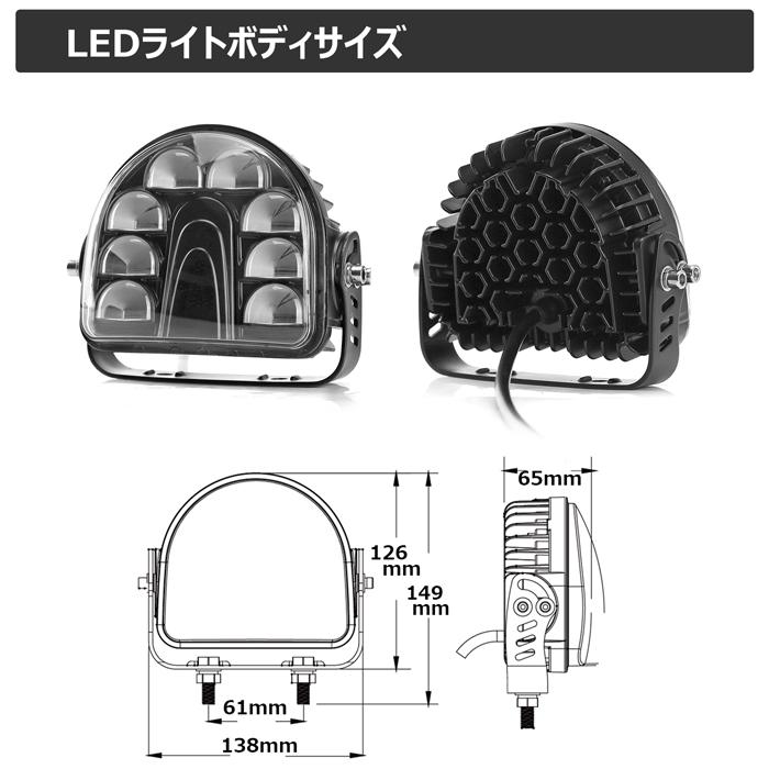 ラインライト　CREE製　24W　警告灯　ワークライト　バックランプ　48v　フォークリフト　赤　非常灯　12v24v　LED作業灯　レッド