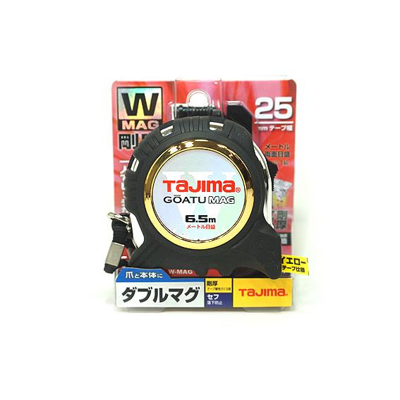 タジマ】剛厚 セフGロック ダブルマグ 25X6.5m GASFGLWM2565 TAJIMA W