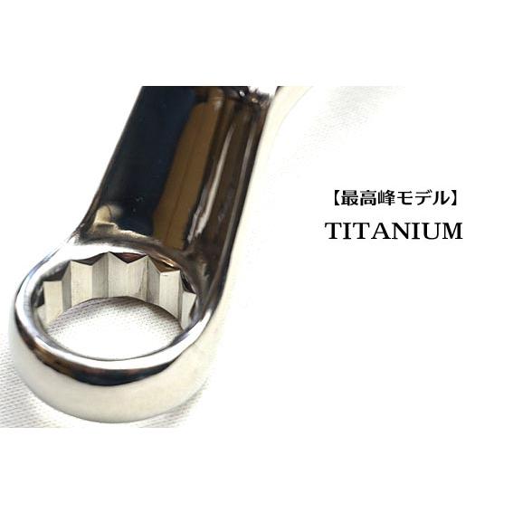 希少品トネ TONE】総磨き チタン シノ付メガネレンチ 5分TSM-16 27mm 