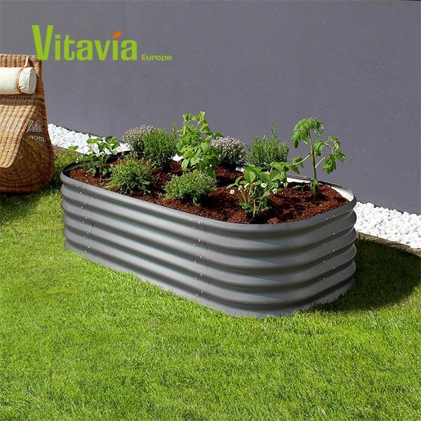 新発売の プランター 大型 長方形 ボックス 鉢 ガーデンベッド Vitavia ビタビア Vrgbb402al 簡単 おしゃれ 野菜 菜園 屋外 植木鉢 ガーデン用品 庭 花壇 園芸 ガーデン 在庫限り Zoetalentsolutions Com