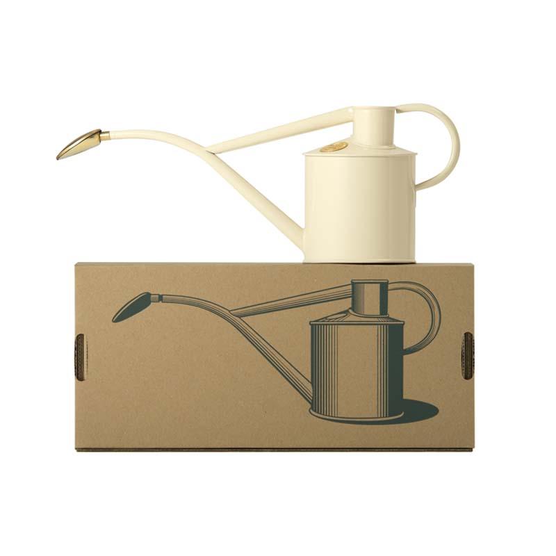 HAWS 金属製じょうろ 1L クリームホワイト haws ジョウロ