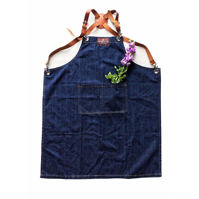 ガーデンエプロン デニム Bradleysの画像