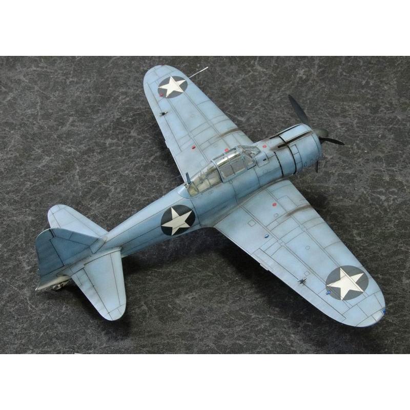 1/48 零式艦上戦闘機21型 米軍鹵獲機【通称：アクタンゼロ】完成品