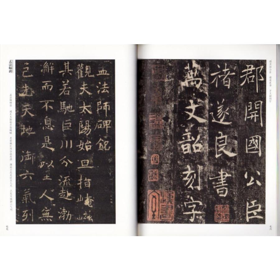 チョ遂良 雁塔聖教序 孟法師碑 中華歴代伝世碑帖集萃 中国語書道/唐