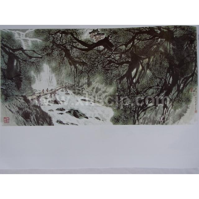 張登堂絵　栄宝齏画譜　山水部分199　中国絵画/&#24352;登堂&#32472;　山水部分199　&#33635;宝&#25995;画&#35889;｜itempost｜04