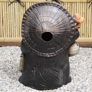 信楽焼きたぬき 20号古信楽風福狸 陶器タヌキ［ta-0163］_3