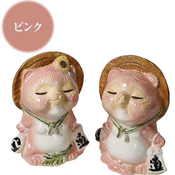 信楽焼きたぬき キス狸ペア 陶器タヌキ［ta-0220］ : shopooo by GMO