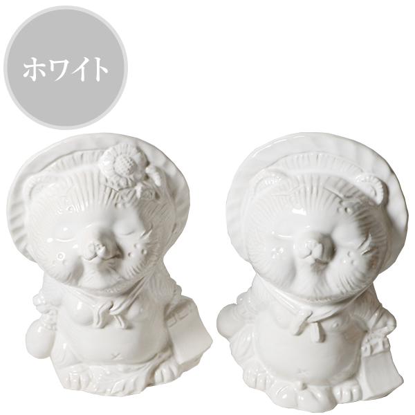 信楽焼きたぬき キス狸ペア 陶器タヌキ［ta-0220］ : shopooo by GMO