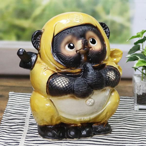 信楽焼きたぬき 7号忍者たぬきニンジャ狸 陶器タヌキ しがらきやき狸