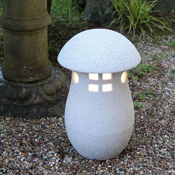 信楽焼 庭園灯 御影つぼ型 あんどん 陶器灯り 陶器照明 しがらき ［ak-0102］の画像
