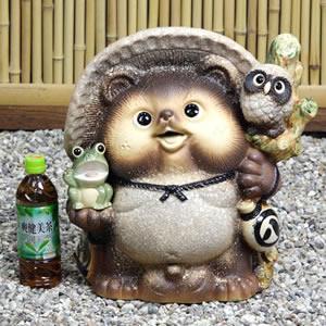 信楽焼きたぬき 13号古信楽満願成就狸 陶器タヌキ［ta-0142］_2