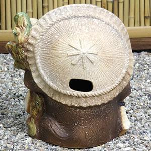 信楽焼きたぬき 13号古信楽満願成就狸 陶器タヌキ［ta-0142］_3