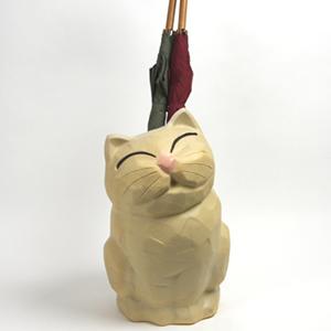 信楽焼きかさたて 白猫傘立て 陶器［kt-0215］ 【公式通販】