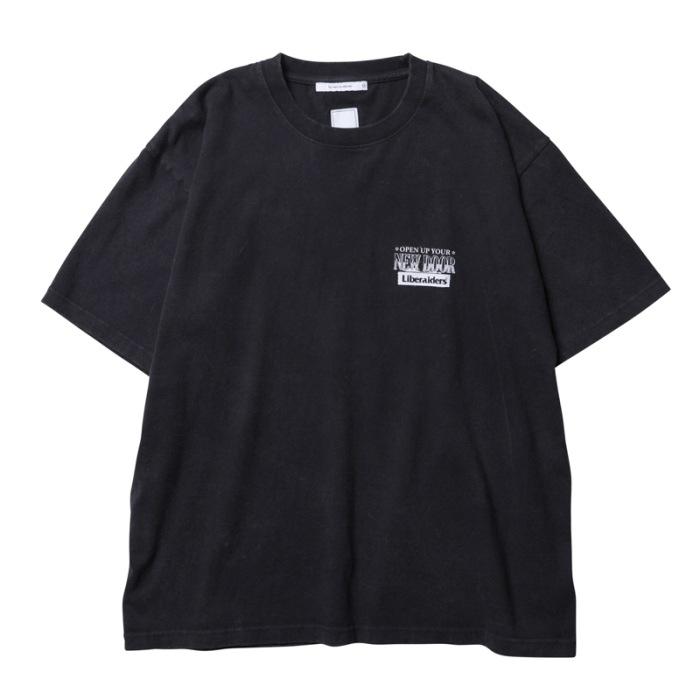 Liberaiders 25SS 4/4 NEW DOOR TEE 716102501-BLK 716102501 Liberaiders 25SS 4/4 NEW DOOR TEE 716102501-BLK 716102501