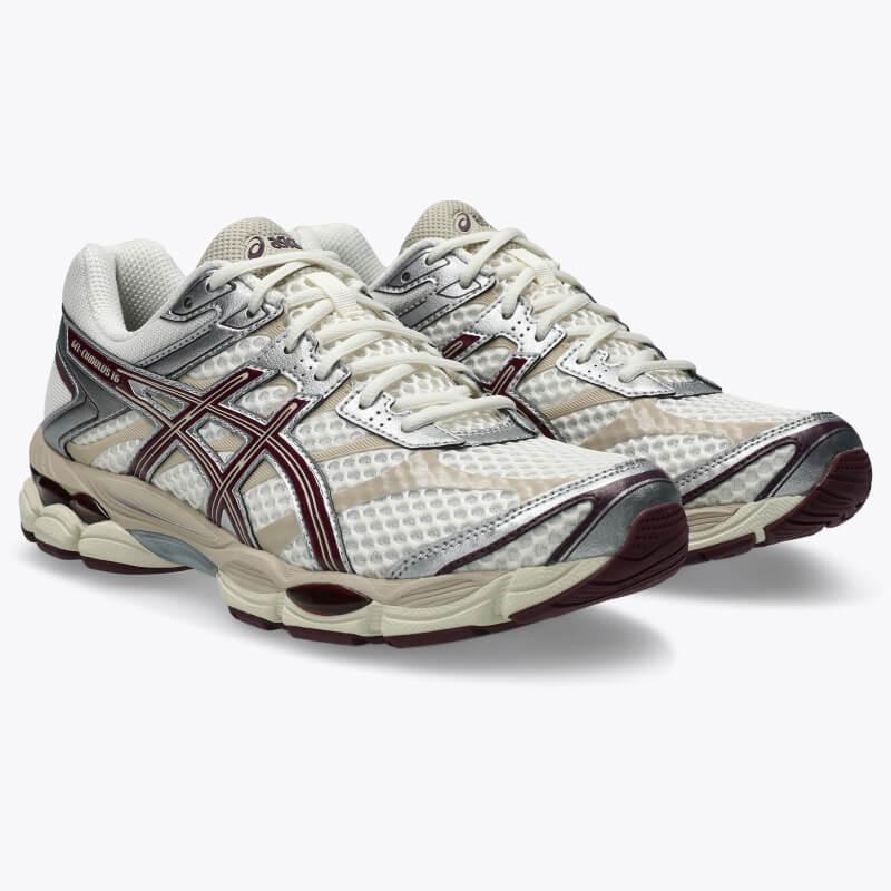 asics 26SS 4/9 GEL-CUMULUS 16 CREAM/BENIIMO PURPLE 1203A733-104の画像
