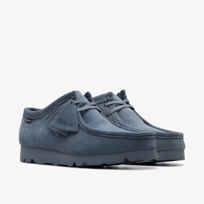 Clarks SS24 M Wallabee GTX 26176570 Blue/Grey Suede 【GORE-TEX/ゴアテックスシューズ】【防水】｜itempost｜12