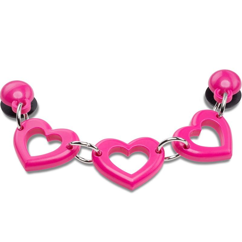 【ジビッツチャーム】【クロックス用アクセサリー】crocs 24SU クロックス ジビッツチャーム 70s ハート チェイン Jibbitz charms 70s Heart Chain 10012977 ア｜itempost｜05