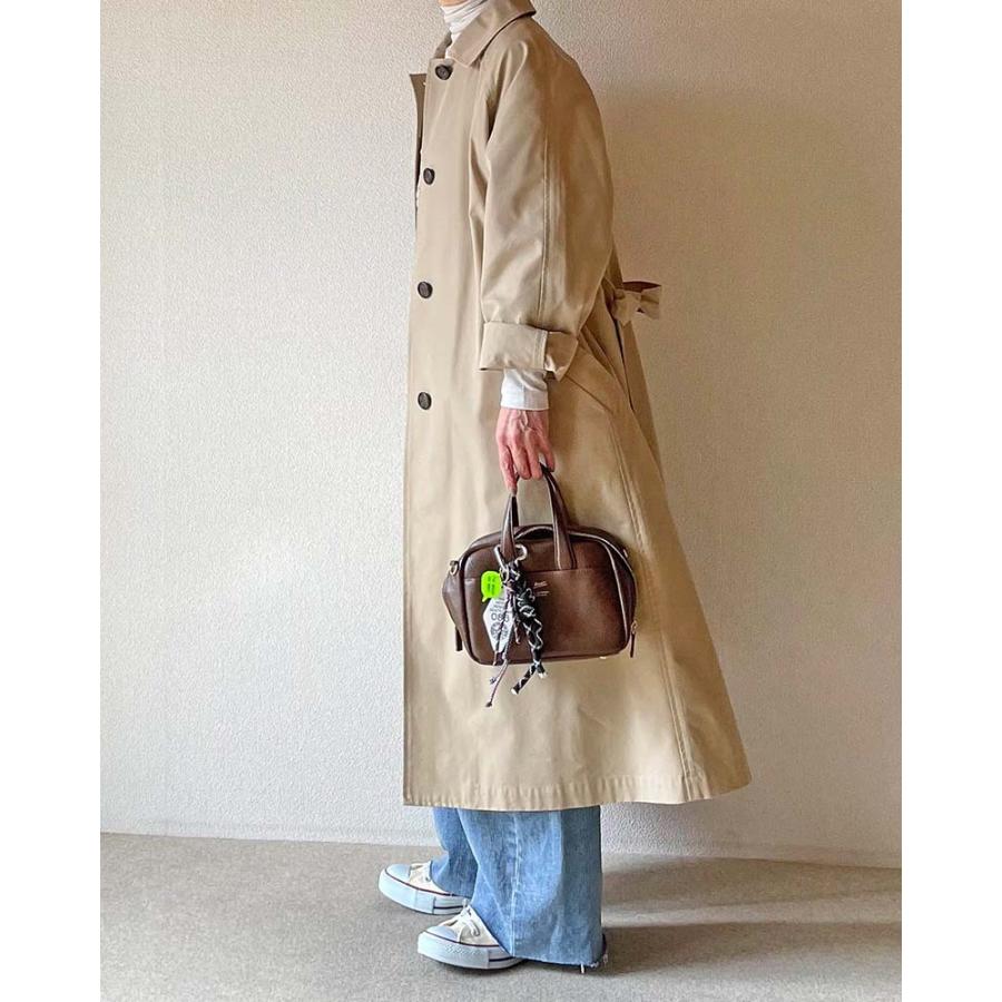 Canaria Style ベルト付きツイルステンカラーコート Canaria Style】ベルト付きツイルステンカラーコート | OUTER | 元町
