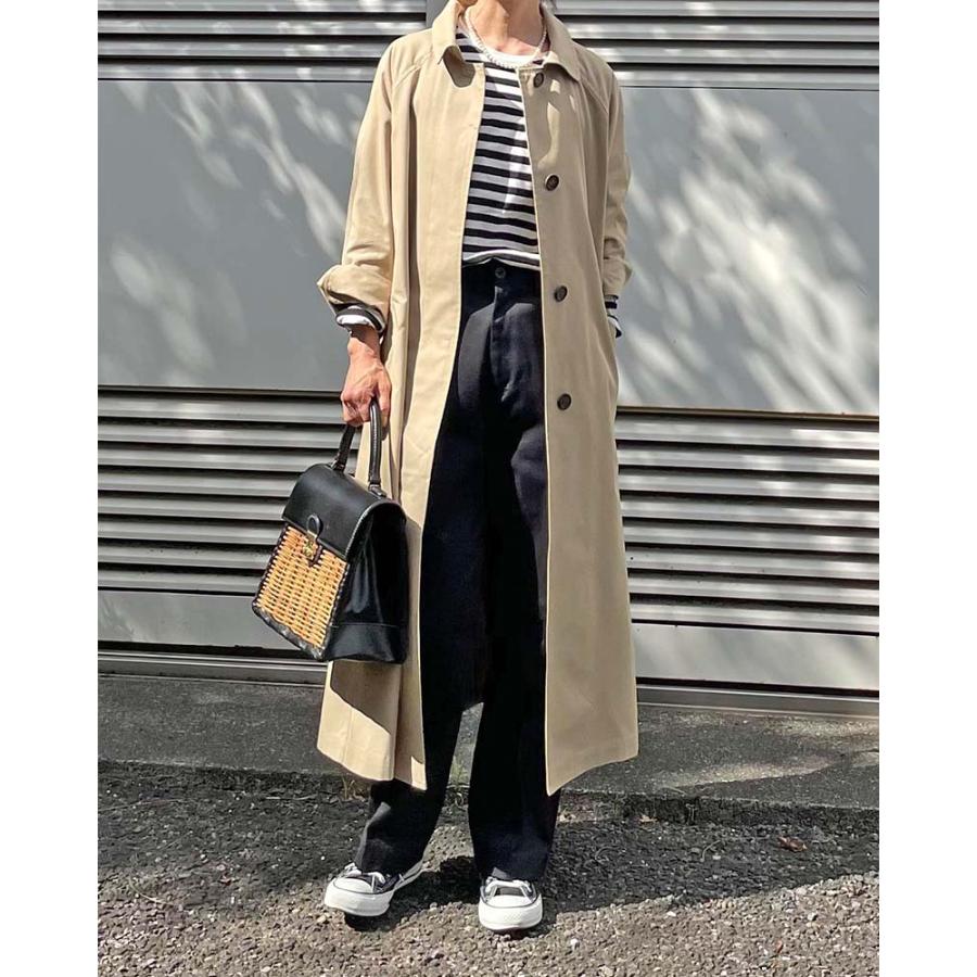 Canaria Style ベルト付きツイルステンカラーコート Canaria Style】ベルト付きツイルステンカラーコート | OUTER | 元町