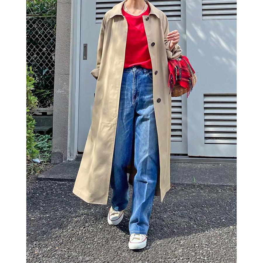 Canaria Style】ベルト付きツイルステンカラーコート : shopooo by GMO