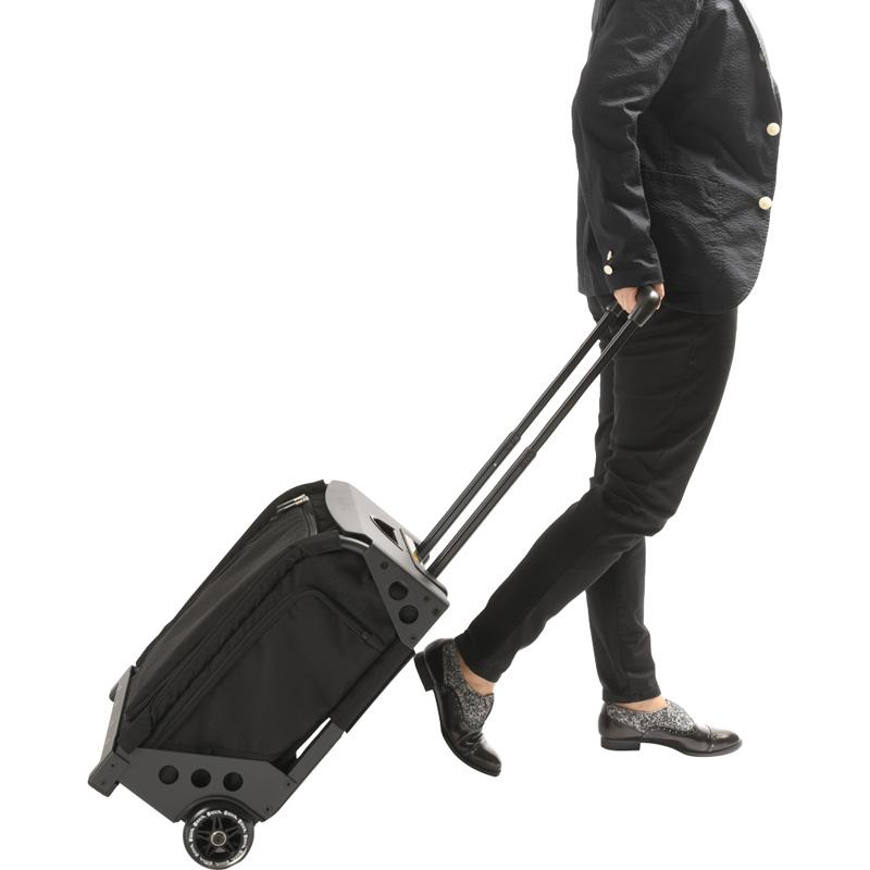 座れるキャリーバッグ ZUCA NAVIGATOR Black/Black （ズーカ） 機内