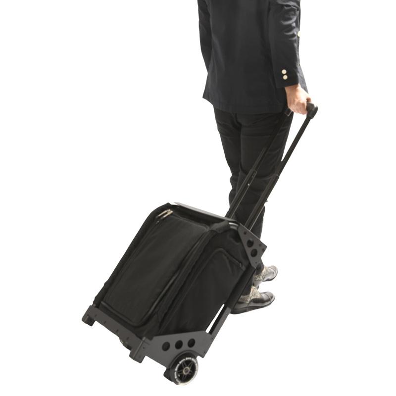 座れるキャリーバッグ ZUCA NAVIGATOR Black/Black （ズーカ） 機内