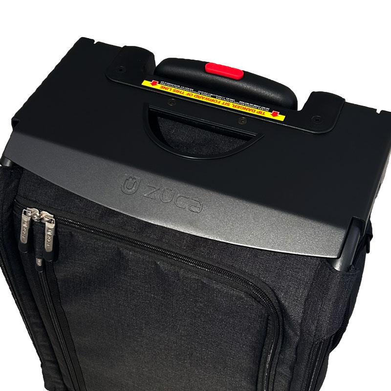 美品！ZUCA　NAVIGATOR　キャリーバッグ　スーツケース　黒　座れる 座れるキャリーバッグ ZUCA NAVIGATOR Black/Black （ズーカ） 機内