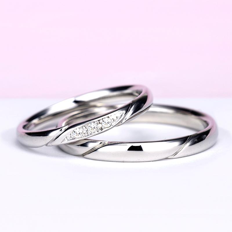 結婚指輪ペア エンゲージリング ハードプラチナ ブライダルアクセサリー お洒落なストレートデザイン 腕時計 アクセサリー H Cダイヤ 女性用はダイヤの部分が滑らかで引っかかりが少ないので長年使用する結婚指輪に 3 Gcom939 1297 By Shopooo Gmo まとめ買いお得
